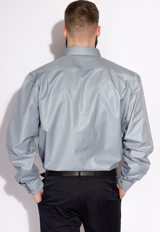 Рубашка мужская 120PAR102 (светло-серый)