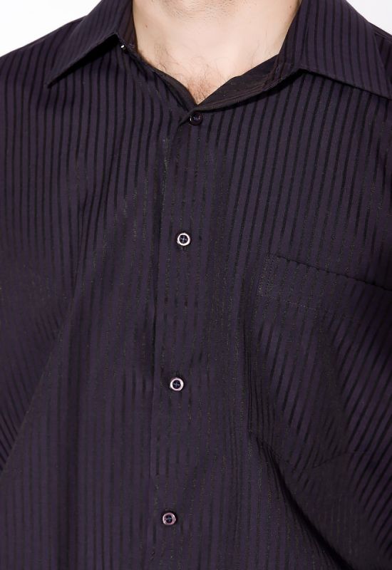 Сорочка чоловіча 120PAR103 (фіолетовий/чорний)