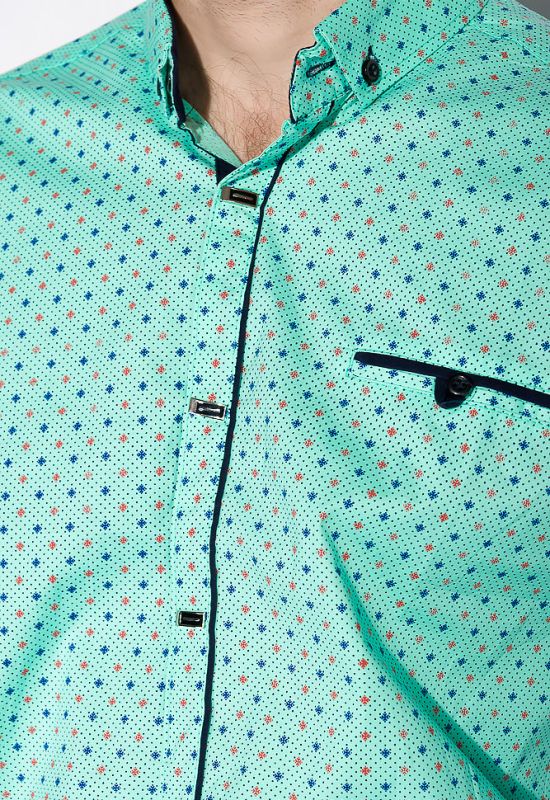 Рубашка мужская 129P052 (мятный)