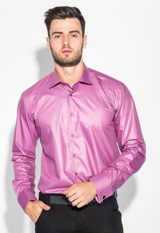 Сорочка чоловіча із запонками 50PD0020 (фіолетовий)
