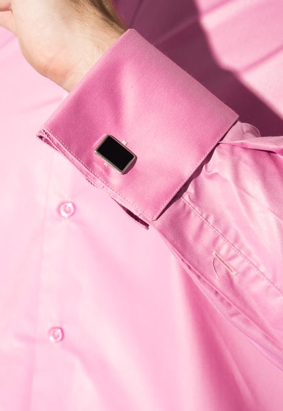 Рубашка мужская c запонками 50PD0020 (светло-фиолетовый)