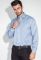 Сорочка чоловіча дрібний світлий принт 50PD0035 (синій)