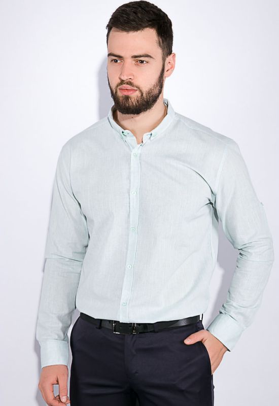 Рубашка мужская однотонная 511F010-1 (мятный)