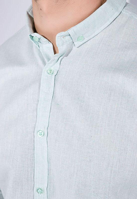 Рубашка мужская однотонная 511F010-1 (мятный)