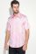Рубашка мужская однотонная с перламутровым узором 50P043 (розовый)