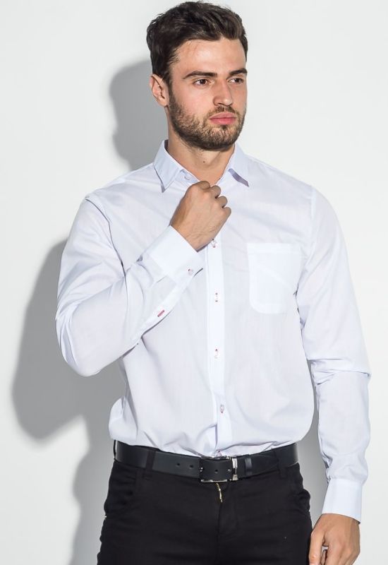 Рубашка мужская офисного стиля 3220-3 (белый)