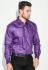 Рубашка мужская с контрастными запонками 50PD0060 (сливовый)
