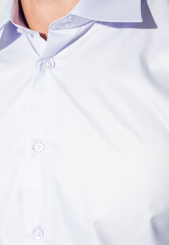 Рубашка мужская с контрастными запонками 50PD0060 (светло-сиреневый)