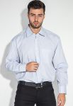 Рубашка мужская с крупным карманом 50PD0036 (голубой)