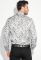 Сорочка чоловіча світлий принт 3220-4 (сірий/графітовий)