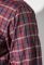 Сорочка чоловіча в клітку 50PD0053 (бордовий/клітина)