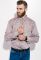 Сорочка чоловіча в клітку 511F007 (сірий/рожевий)