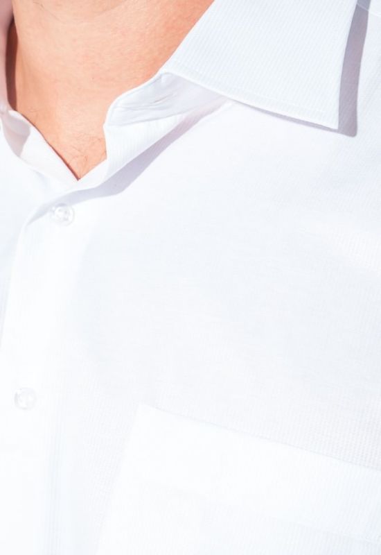 Сорочка чоловіча у світлому відтінку в смужку 50PD3089 (білий)