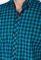 Рубашка с коротким рукавом в клетку 129P064 (бирюзовый)