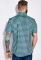 Рубашка с коротким рукавом в клетку 129P064 (светло-бирюзовый)
