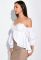 Сорочка з об'ємними рукавами 120PMA1633 (білий)