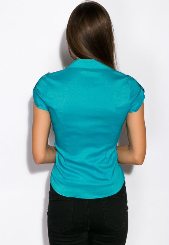 Рубашка женская 118P001-3 (бирюзовый)