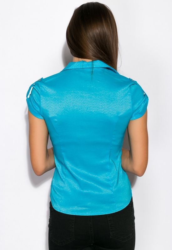 Рубашка женская 118P001-3 (голубой)