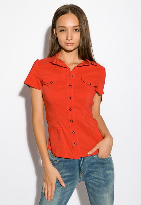 Рубашка женская 118P001 (красный)