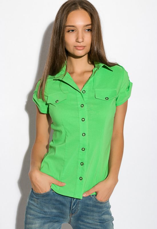 Рубашка женская 118P001 (салатовый)
