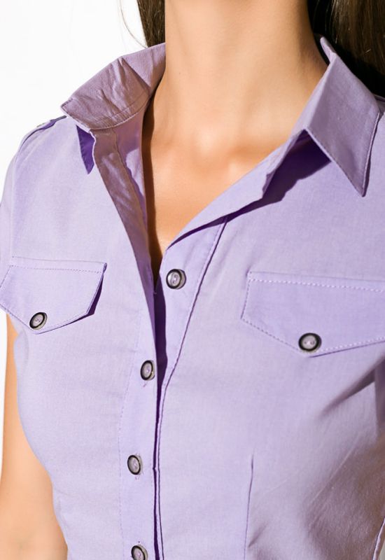 Рубашка женская 118P001 (сиреневый)