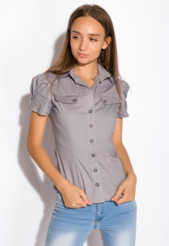 Рубашка женская 118P002 (серый)