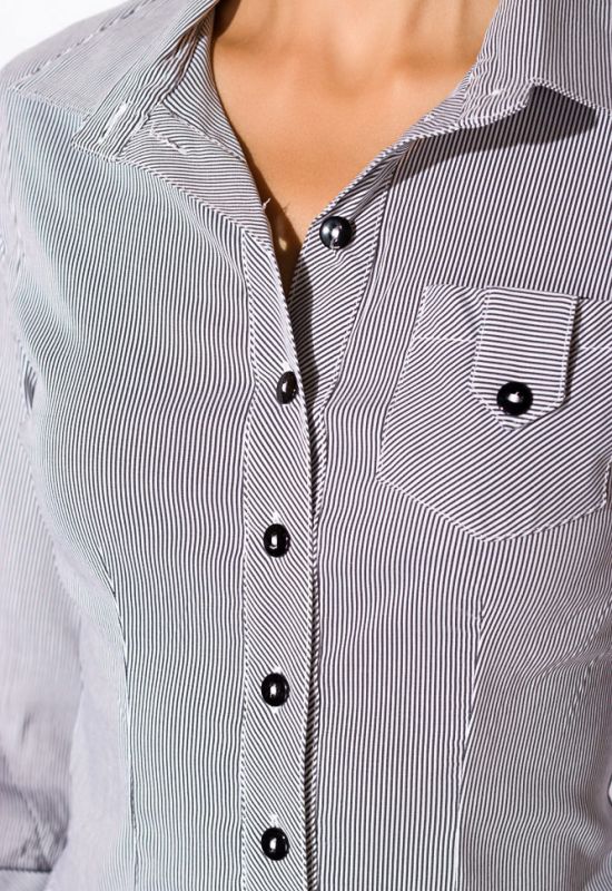 Рубашка женская 118P014 (темно-серый)