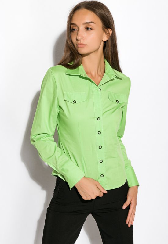 Рубашка женская 118P082 (салатовый)