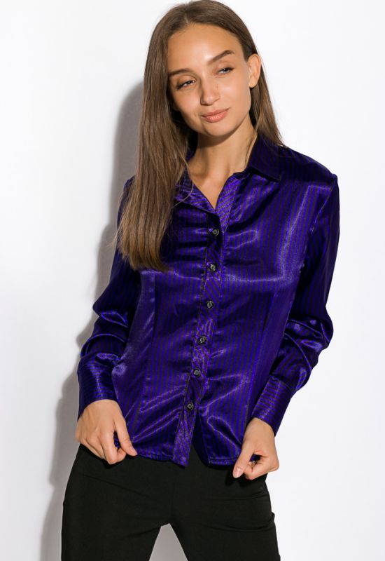 Рубашка женская 118P090-1 (синий/черный)