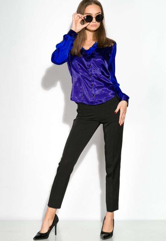 Рубашка женская 118P090-4 (синий/черный)