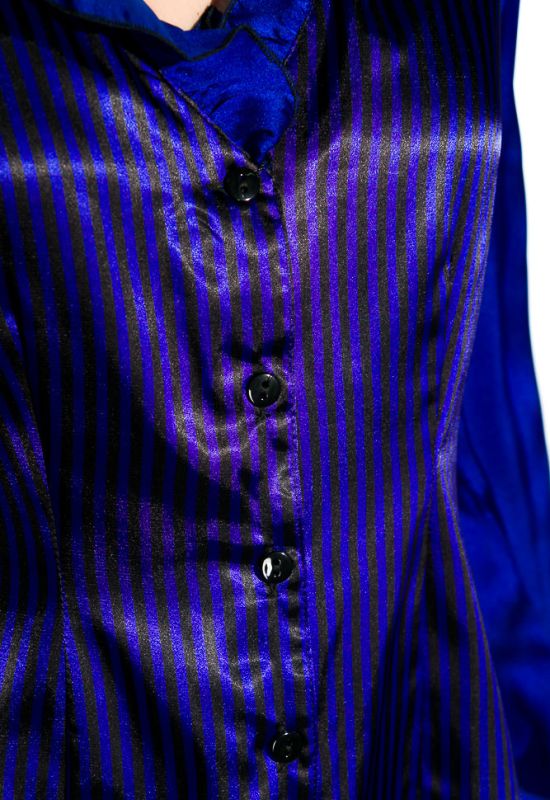 Сорочка жіноча 118P090-4 (синій/чорний)