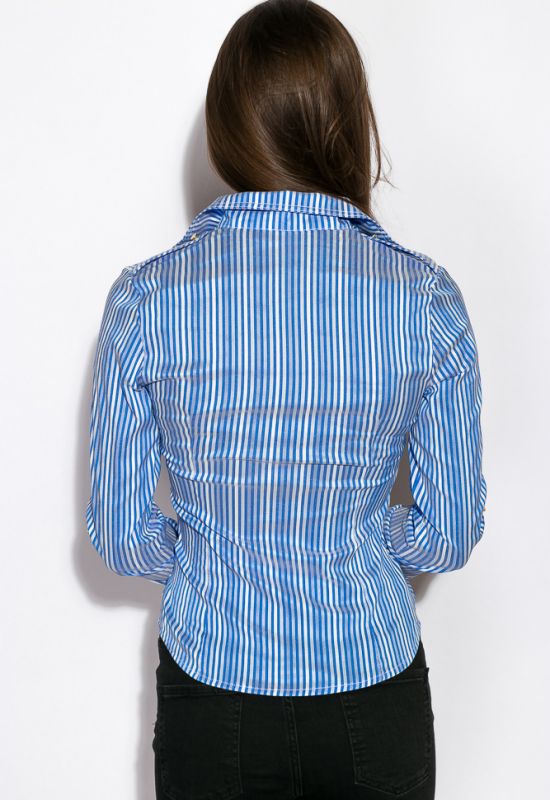 Рубашка женская 118P132 (голубой)