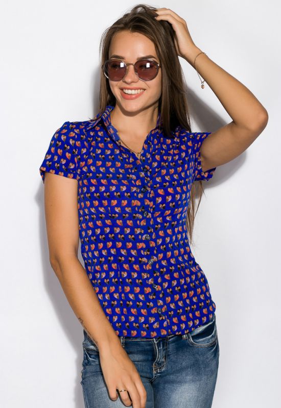 Рубашка женская 118P159 (синий)