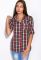 Рубашка женская 120P438-1 (черный/красный)