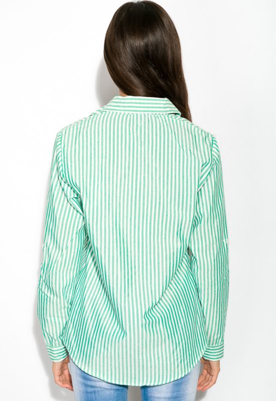 Рубашка женская 120P466 (зеленый)