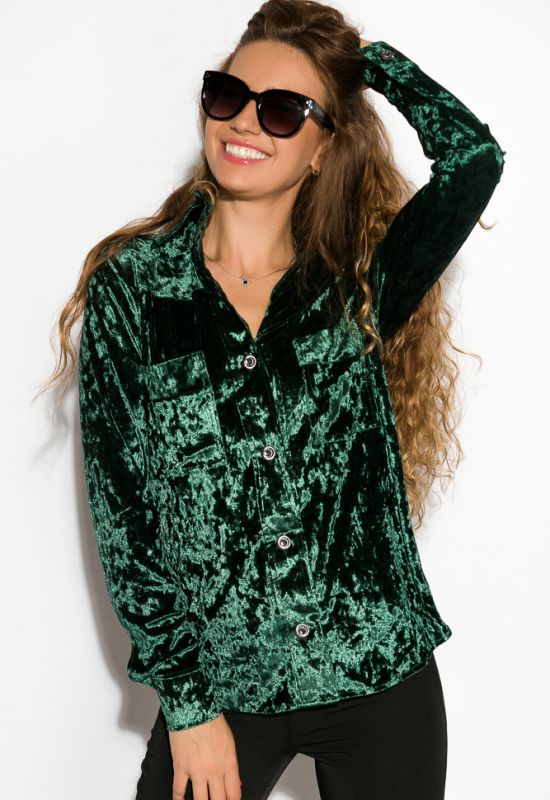 Рубашка женская 121P011 (зеленый)