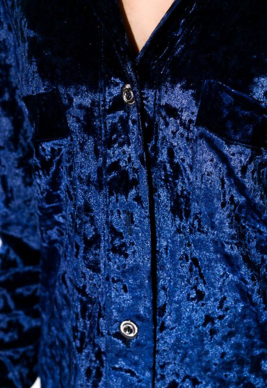 Сорочка жіноча 121P024 (синій)