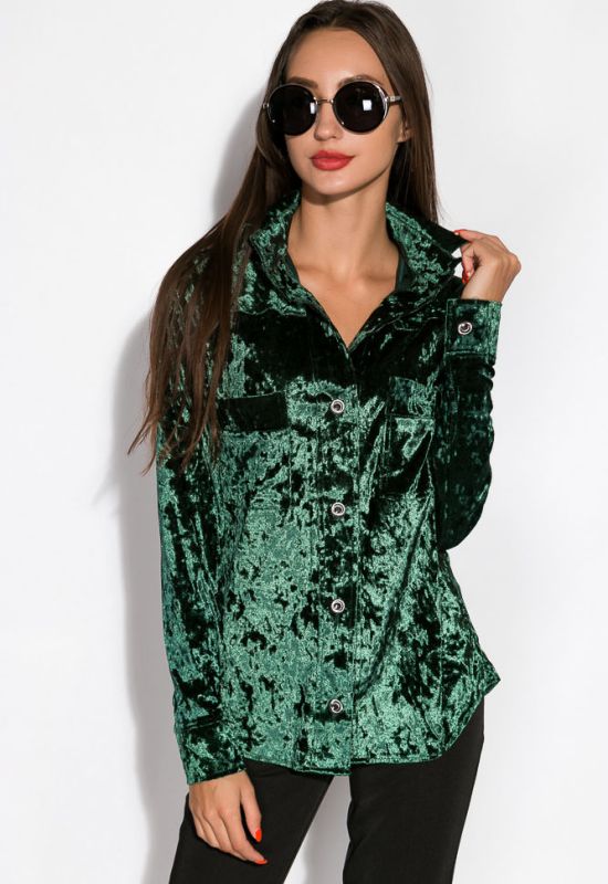 Рубашка женская 121P024 (зеленый)