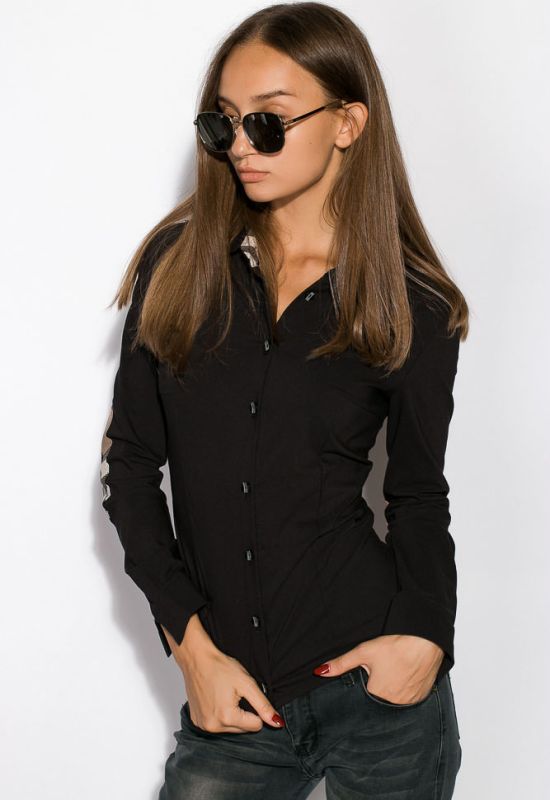 Рубашка женская 83P1065-1 (черный)