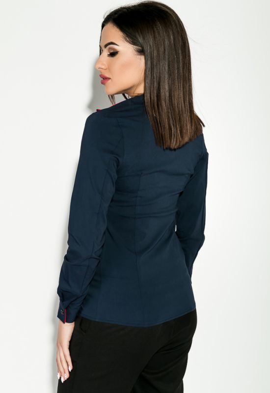 Рубашка женская классического покроя 95P1370 (темно-синий)