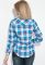 Рубашка женская крупная клетка 276V001-3 (белый/голубой)