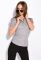 Сорочка жіноча однотонна 118P003 (сірий)