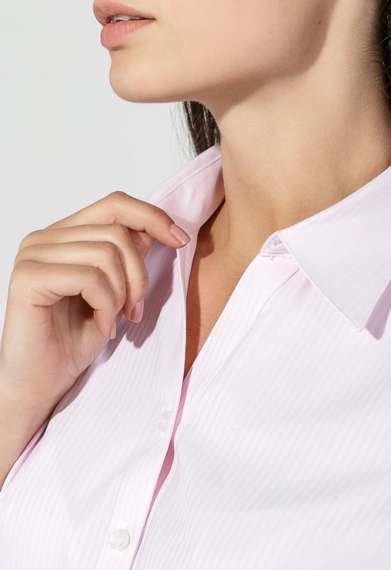 Рубашка женская приталенная 287V001-4 (розовый)