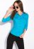 Сорочка жіноча з рукавом 3/4 118P005 (блакитний)