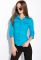 Сорочка жіноча з рукавом 3/4 118P005 (блакитний)