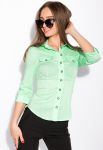 Сорочка жіноча з рукавом 3/4 118P005 (салатовий)