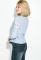 Рубашка женская с шнуровкой на руке и плече 69PD1034 (голубой)