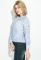 Рубашка женская с шнуровкой на руке и плече 69PD1034 (голубой)