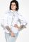 Рубашка женская с воланами 83P1597 (белый)