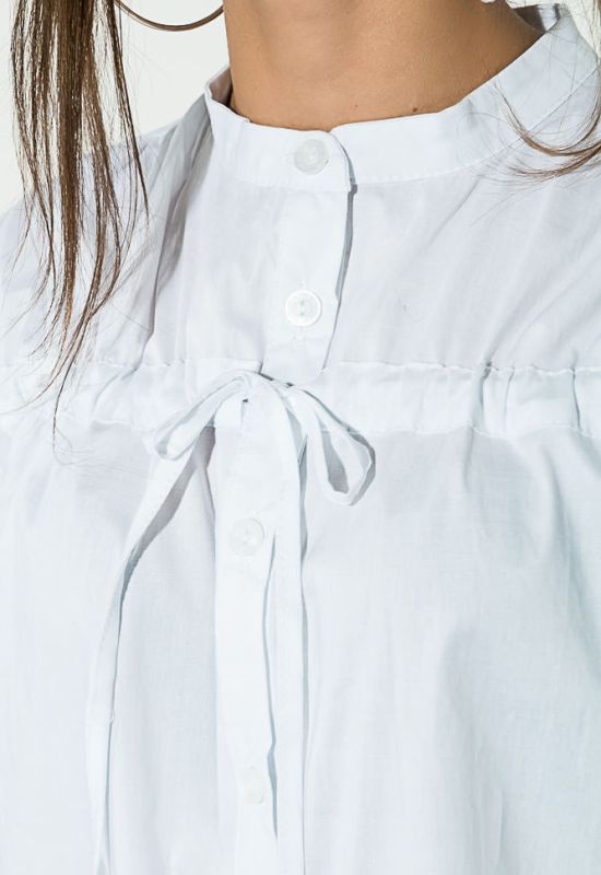 Рубашка женская с завязками на груди 64PD337 (белый)